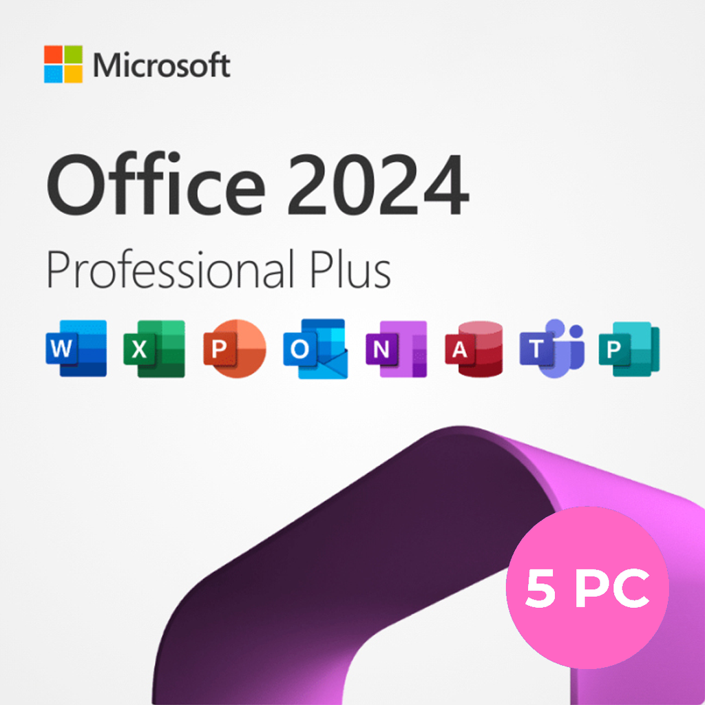 Microsoft Office 2024 Permanente | LTSC Standard (5 PC) - Licencia Global - Activación Celular